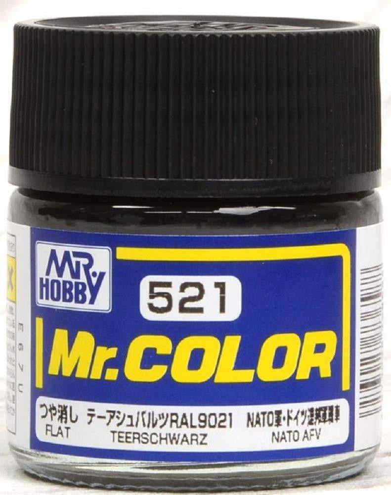 Gunze Sangyo Flat Teerschwarz RAL9021 Mr.Color 10ml C521